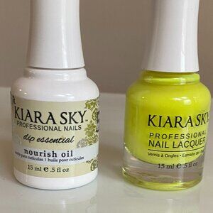 KIARA SKY NAIL POLISH/KIARA SKY NOURISH CUTICLE OIL